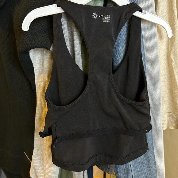 OFFLINE By Aerie Real Me Low Key Racerback Sports Bra XXS - Picture 6 of 7